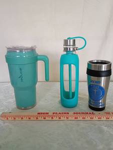 lot 65 image: Insulated Beverage Container Set - TealTurquoise Collection