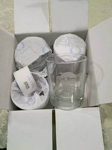 lot 113 image: Sterling Cut Glass Etched Tumblers willowbend glasses