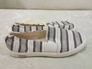 lot 158 image: Roxy Jasper Striped Slip-On Shoes Size 10
