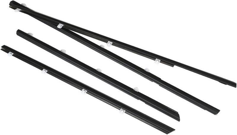 lot 131104 image: labwork 4pcs Weatherstrip Window Moulding Trim Seal Belt Replacement for Honda Civic Not Hatchback 2012-2015