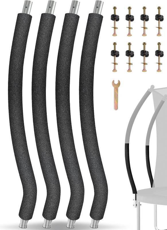 lot 330923 image: Trampoline Poles Replacement for Skywalker Or Jumpzylla,Galvanized Trampoline Enclosure Pole for Skywalker or Jumpzylla,Replace Parts#4201 4202 4135 OR for Jumpzylla 8ft 10ft&12ft 14ft