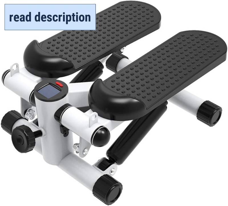 lot 321116 image: Retails for $237 Portable steper, Stepping Machine with LED Counter, Weight LossShaping, Increased Non-Slip Shock Absorption Pedal, Mult