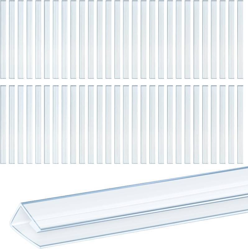lot 111390 image: 30 Pcs Polycarbonate Greenhouse Panels U Connector Profile U Polycarbonate Profile U Channel U End Cap for Twin Wall Greenhouse Panels Prevent Dust, Rain, Fit 6mm or 4mm Panels, 2ft Length