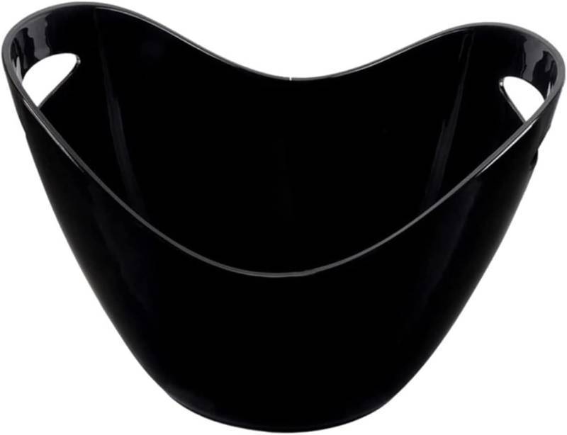 lot 111406 image: Ice Buckets,Ice Buckets for Parties,ice Cube Bucket,Ice Bucket 4L Gallon with Handle Black Ice Bucket Portable Ice Bucket for Wine Chiller Bin Drink Buckets for Party Picnic Home for Home Kitchen