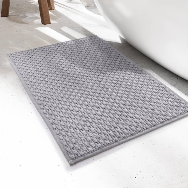 lot 211201 image: Tophacker Luxury Small Bathroom Rugs Super Soft Water Absorbent Microfiber Bath Mat Machine Wash Non Slip Indoor Outdoor Door Mats Bath Rug for Bathroom Floor Tub and Shower