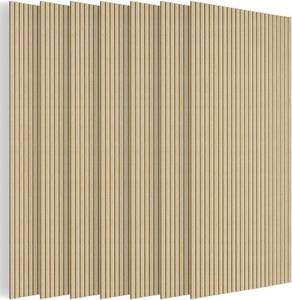 lot 121208 image: Retails for $150 BUBOS 10 Pack Large Acoustic Panels,47.2 X 23.6 X 0.4 Acoustical Wall Panel,Self-Adhesive Sound Proof Foam Panels, Decorative Soundproof Wall Panels for Home Studio Office (Camel)
