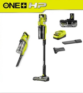 lot 4649022 image: RYOBIONE HP 18V Cordless Pet Stick Vacuum Cleaner Kit with 4.0 Ah HIGH PERFORMANCE Battery and Charger - Retail $279