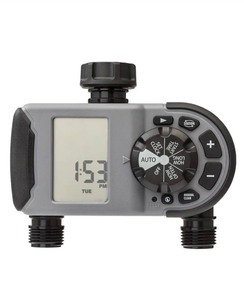lot 4649033 image: Orbit2-Outlet Programmable Hose Watering Timer Sprinkler Timer - Retail $47
