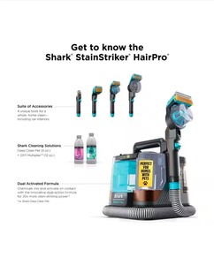 lot 4649060 image: SharkStainStriker HairPro Pet Corded Stain Extractor and Deep Carpet Cleaner for Carpets, Area Rugs and Upholstery in Copper - Retail $169