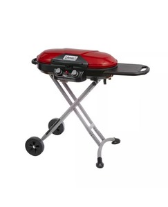 lot 4649063 image: ColemanRoadTrip X-Cursion 2-Burner Portable Propane Gas Portable Grill, Red - Retail $259