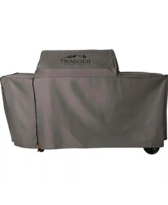 lot 4649076 image: TraegerFull Length Grill Cover for Woodridge Pro and Elite Pellet Grills - Retail $119