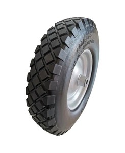 lot 4649091 image: Husky15.5 in. Flat Free Wheelbarrow Tire - Retail $44