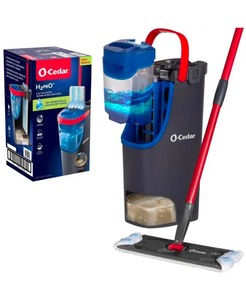 lot 4649095 image: O-Cedar H2PRO Microfiber Flat Mop System - Retail $47