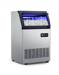 lot 4649125 image: HooureCommercial Ice Maker 19in. 200 lb.24 H Stainless Steel Freestanding Ice Maker Machine with - Retail $459 (check pictures and description)