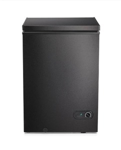 lot 4649003 image: COWSAR21.18 in 3.5 cu. ft. Manual Defrost Chest Freezer in Black with Garage Ready - Retail $175