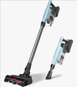 lot 4649049 image: TinecoTineco GO Pet Bagless Cordless Cyclonic Filter Stick Vacuum for Carpet and Hard Floors in Powder Blue - (GO303 - Retail $201