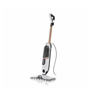 lot 4649085 image: SharkSteamSpot Corded Steam Mop with Steam Blaster for Hard Floors in White with XL Removable Tank, Washable Pads, S2001 - Retail $109