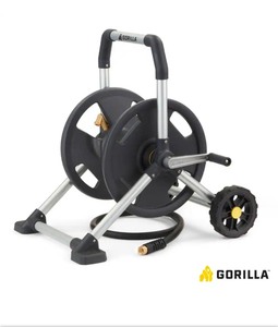 lot 4649107 image: Gorilla175 ft. Aluminum Zero Rust Mobile Hose Reel - Retail $129
