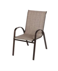 lot 4649111 image: StyleWellSling Stack Outdoor Dining Chair in Riverbed - Retail $29