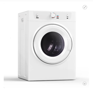 SIMZLIFE3.5 cu. ft. vented Front Load Stackable Electric Compact Dryer in White with Multiple Drying Modes, Exhaust Hose - Retail: $749