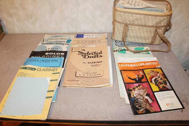 lot 1571 image: Sheet Music - Mostly Clarinet