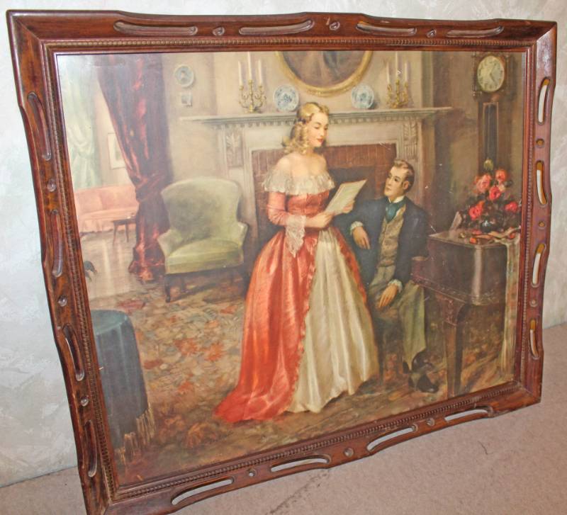lot 1573 image: Framed Wall Art Photo Approximately 24 by 20