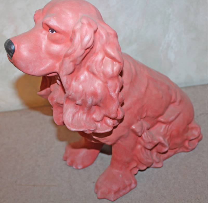 lot 1585 image: Decorative Ceramic Dog
