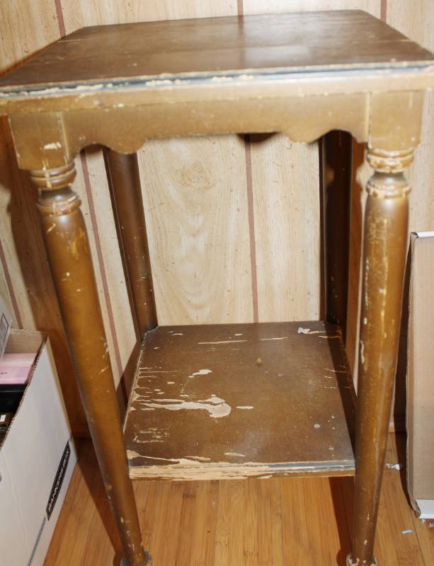 lot 1722 image: End Table Telephone Table