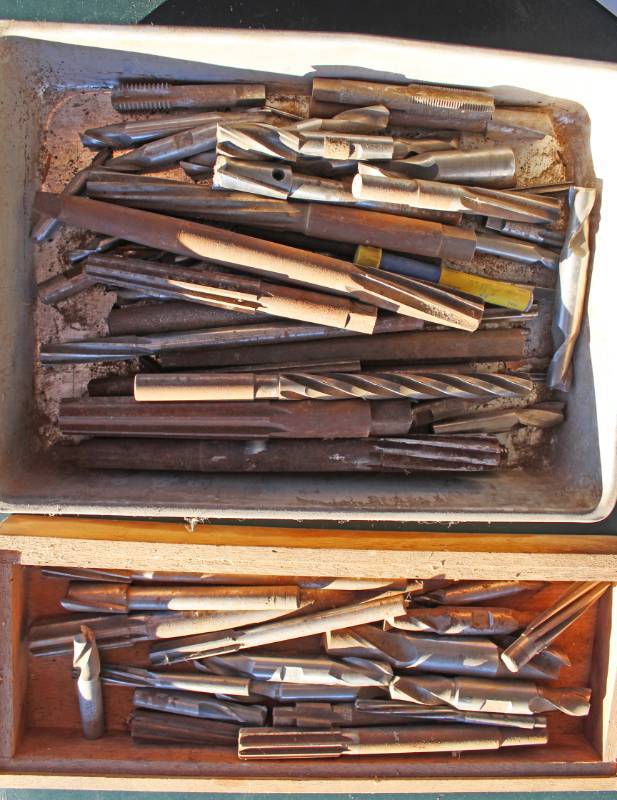 lot 1688 image: Assorted Reamers and End Machine Cutting Tools