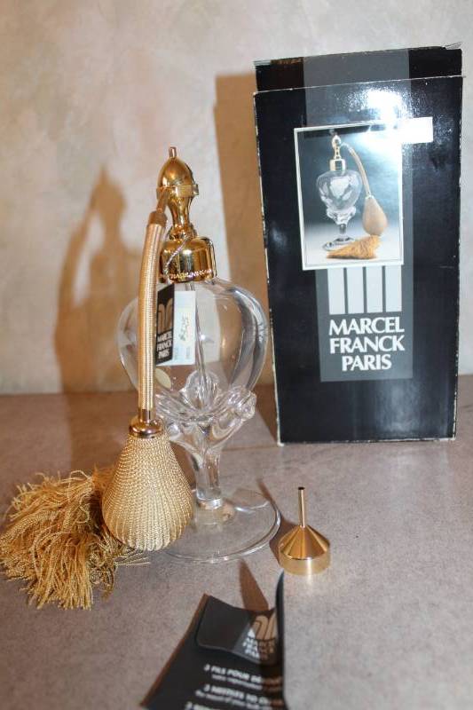 lot 4771 image: Marcel Franck - Perfume Atomizer in box WOW
