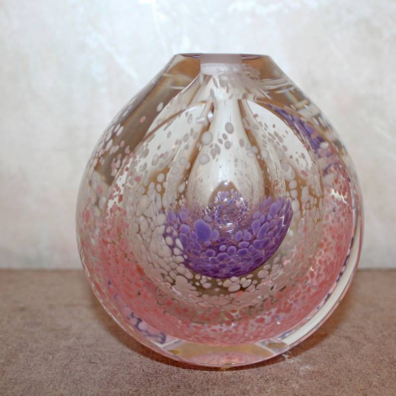 lot 7929 image: Beautiful Paperweight made from a perfume bottle - no stopper