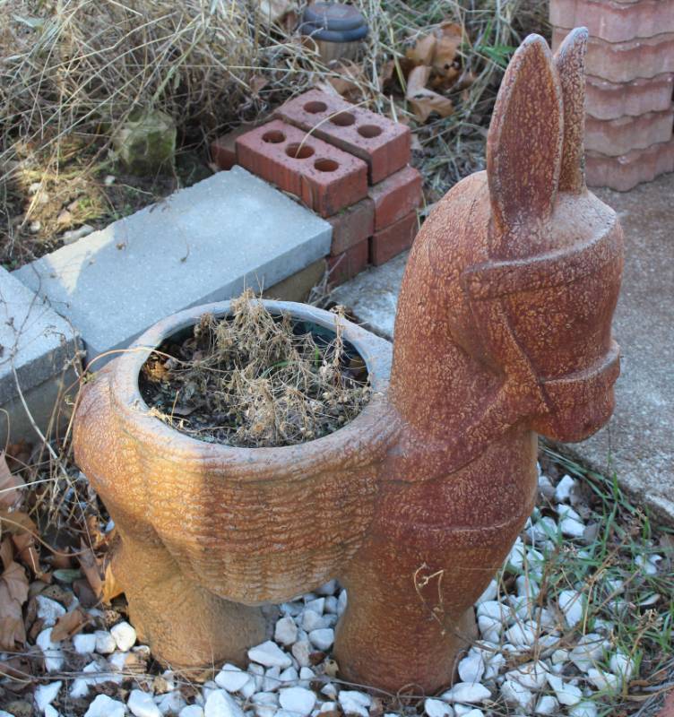 lot 7939 image: Cute DonkeyMule Planter