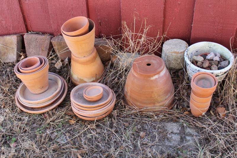 lot 7944 image: Flower Pots - A Lotta Terra-Cotta