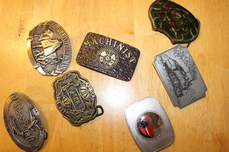 lot 2114 image: Belt Buckles