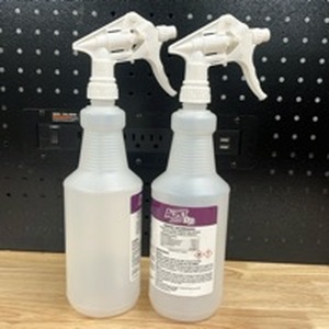 lot 852 image: 2- Empty Spray Bottles  - Retail $0