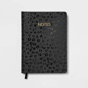 lot 872 image: 240 Sheet Dot Grid Journal 7.75x5.5 Animal Print - Threshold�� Bullet Dotted Notebook, Hard Cover, Multicolor - Retail $8
