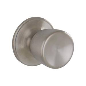lot 3098 image: Brill Satin Stainless Steel Passage HallCloset Door Knob - Retail $13