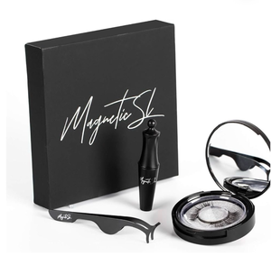 lot 3133 image: Magnetic Eyelashes, Magnetic Eyeliner and Eyelashes, Reusable Natural Look False Eyelashes Kit - Retail $40