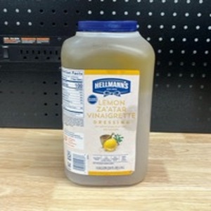 lot 3290 image: Lemon Za��Atar Vinaigrette Dressing. 1 Gallon. Best by September 2026 - Retail $0