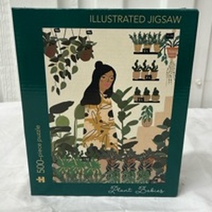 lot 7231 image: Illustrated Plant Paradise 500 Piece Jigsaw Puzzle