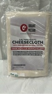 lot 7259 image: Organic Wizzard 5 Sq yards Cheesecloth 24 x 28 Weave
