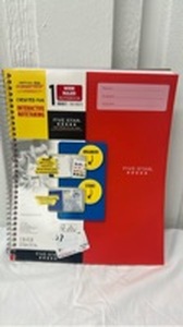 lot 7260 image: Five Star Wide Rule Notebook