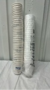 lot 7263 image: 2 Sleeves of Paper and Styrofoam Cups