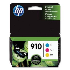 lot 7275 image: HP 910 Original Ink Combo 3-Pack - CMY (3YN97AN) Printer Ink Cartridges, Standard Yield
