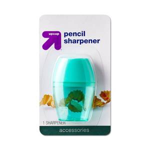 lot 7287 image: Pencil Sharpener 1 Hole  (Colors May Vary) - up&up�� School Supplies Kids, Handheld, 4 count Non-Powered Desk Tool