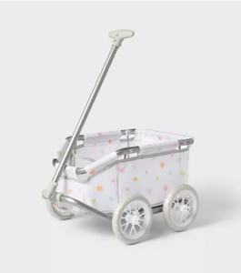 lot 4651029 image: Doll Wagon for 14 - 16 Dolls - GigglescapeTM Baby Doll Accessory, 100% Recycled Material, Includes Stroller - Retail $15