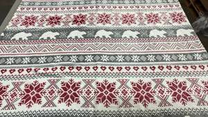 lot 2031 image: Members Mark Christmas Themed Lounge Throw. 60��x70��.