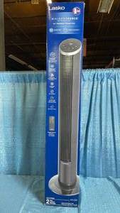 lot 3022 image: Lasko Tower Fan with Remote Control