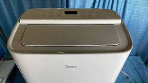 lot 3025 image: Midea 8,000 DOE, 12, 000 BTU ASHRAE SmartCool Portable Air Conditioner, For spaces up to 350 Sq. Ft