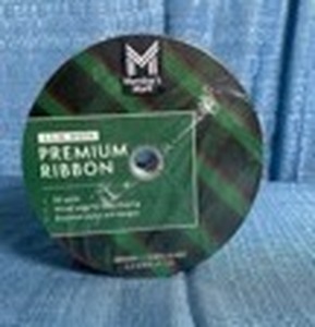 lot 5001 image: Members Mark Premium Plaid Christmas Ribbon - 2.5 inch width, 50 yards